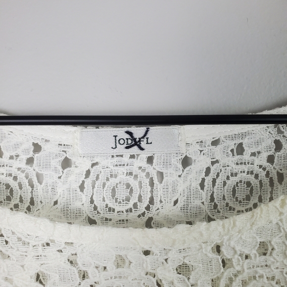 Jodifl White Long Sleeve Top Small - Picture 3 of 6